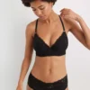 Aerie Show Off Plunge Push Up Eyelash Lace Bra -Aerie Shop 6732 5032 073 of