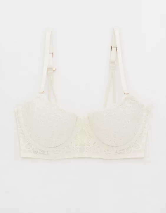 Aerie Show Off Balconette Eyelash Lace Bra 4 Aerie Show Off Balconette Eyelash Lace Bra - Image 3