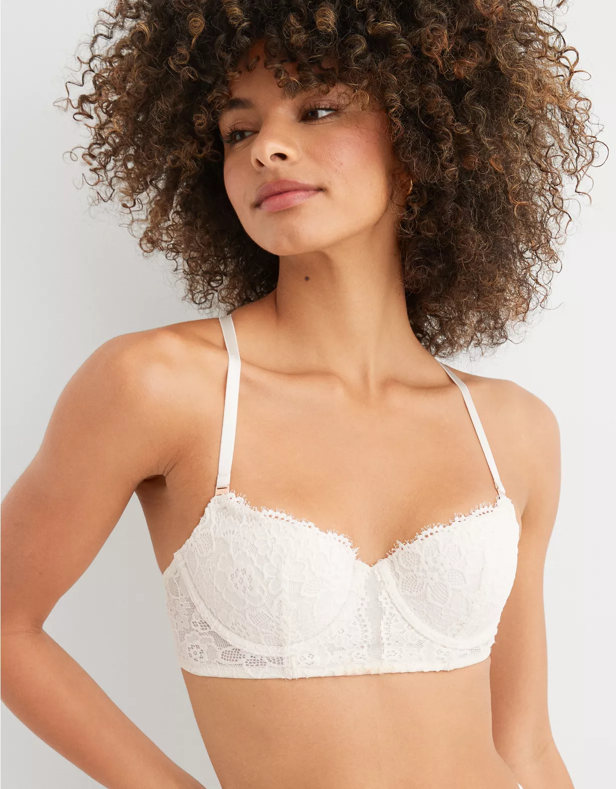 Aerie Show Off Balconette Eyelash Lace Bra 2 Aerie Show Off Balconette Eyelash Lace Bra