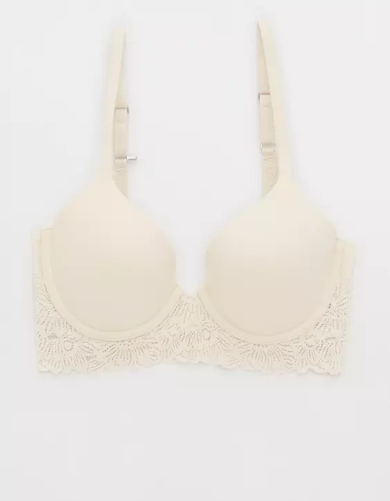 Aerie Sunnie Full Coverage Lightly Lined Bloom Lace Trim Bra 5 Aerie Sunnie Full Coverage Lightly Lined Bloom Lace Trim Bra - Image 3